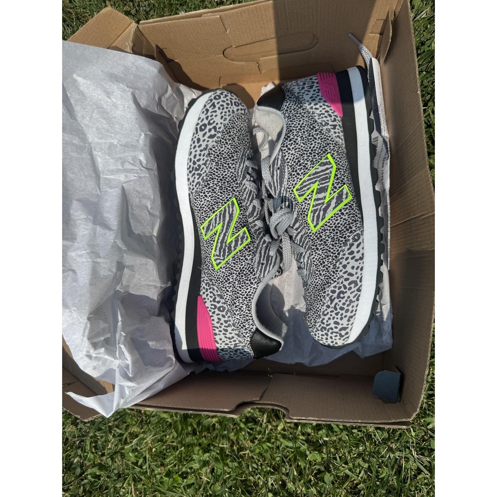 New Balance 515 Womens Gray Leopard Animal Print Sneakers WL515AN3 Size 10 - Picture 14 of 14